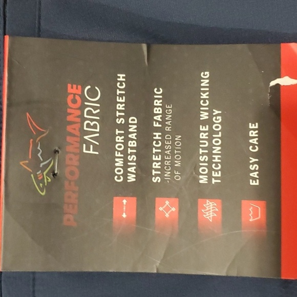 Greg Norman Shorts Men's Sz 36 Blue Performance Fabric Moisture Wicking Stretch - Picture 7 of 14